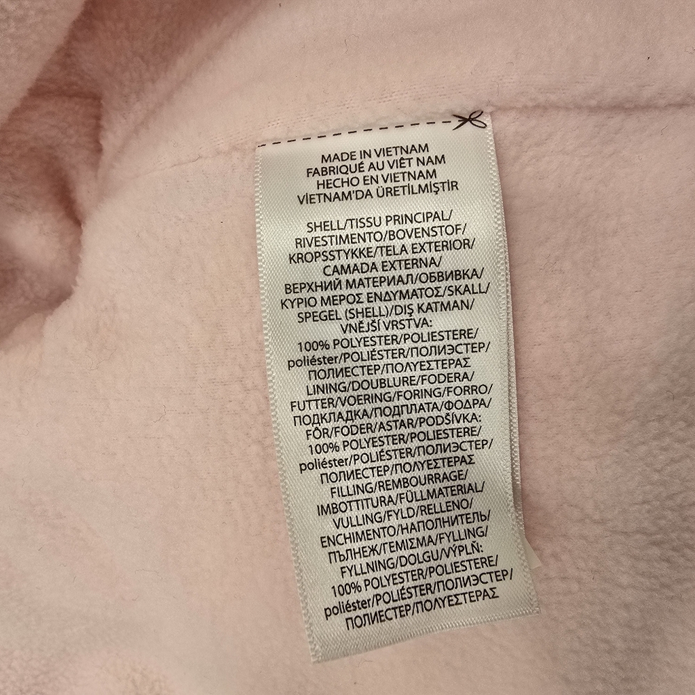 Ralph Lauren baby girl's pink quilted bunting snowsuit 9M - Picture 4 of 5